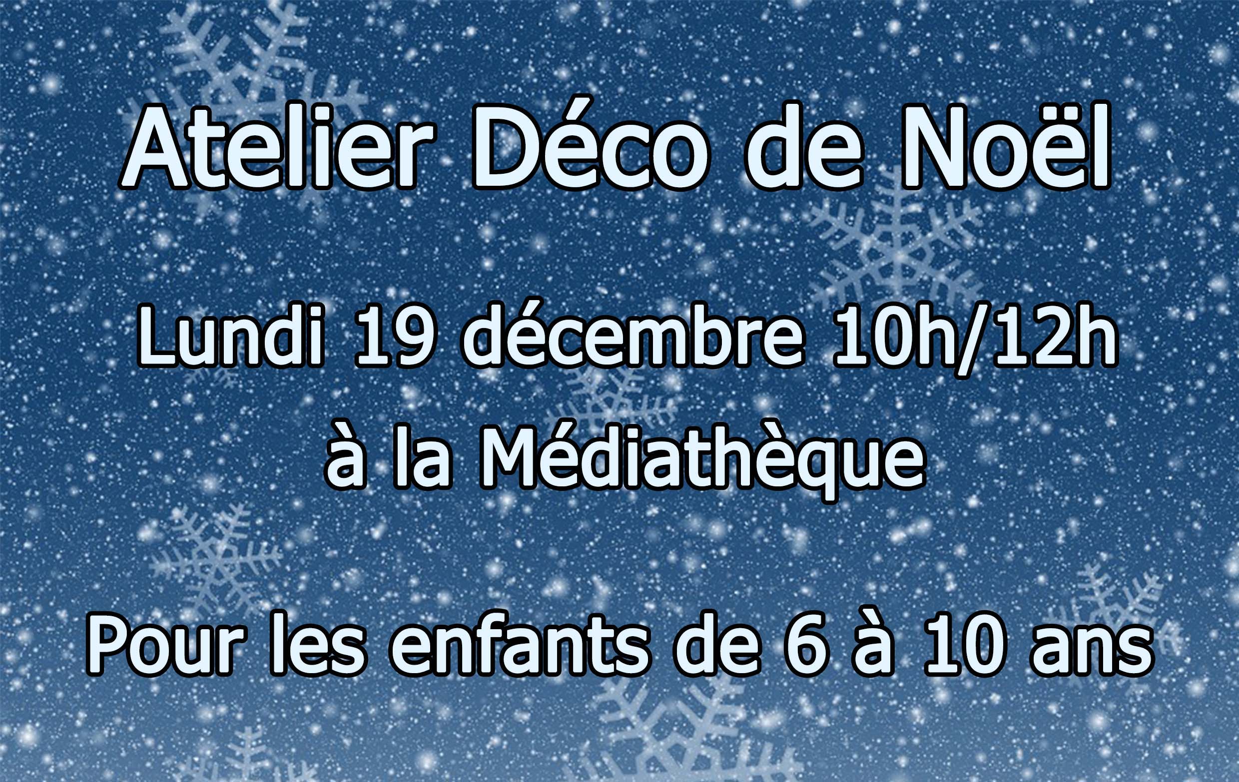 Atelier Déco de Noël 🎅 Saint Jean de Maruéjols et Avéjan